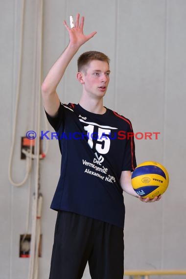 Volleyball Herren Verbandsliga SG Sinsheim/Waibstadt/Helmstadt gegen VSG Kleinsteinbach 25.03.2017 (© Siegfried Lörz)