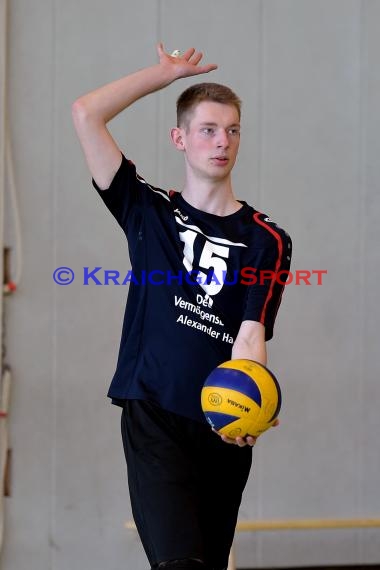 Volleyball Herren Verbandsliga SG Sinsheim/Waibstadt/Helmstadt gegen VSG Kleinsteinbach 25.03.2017 (© Siegfried Lörz)