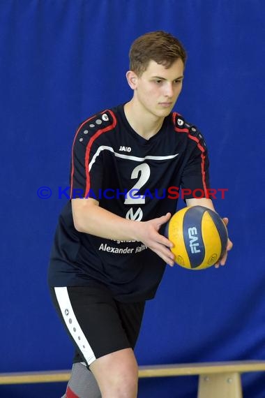 Volleyball Herren Verbandsliga SG Sinsheim/Waibstadt/Helmstadt gegen VSG Kleinsteinbach 25.03.2017 (© Siegfried Lörz)