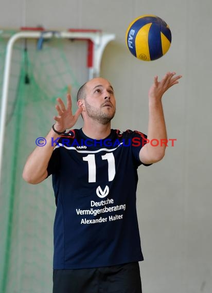 Volleyball Herren Verbandsliga SG Sinsheim/Waibstadt/Helmstadt gegen VSG Kleinsteinbach 25.03.2017 (© Siegfried Lörz)