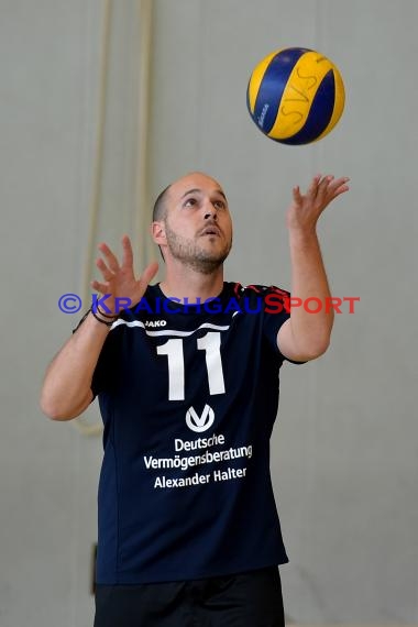 Volleyball Herren Verbandsliga SG Sinsheim/Waibstadt/Helmstadt gegen VSG Kleinsteinbach 25.03.2017 (© Siegfried Lörz)