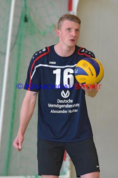 Volleyball Herren Verbandsliga SG Sinsheim/Waibstadt/Helmstadt gegen VSG Kleinsteinbach 25.03.2017 (© Siegfried Lörz)