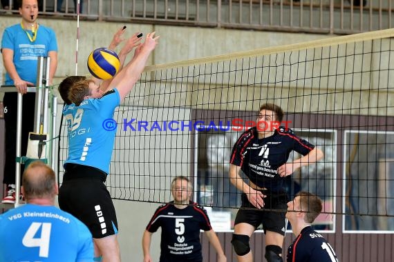 Volleyball Herren Verbandsliga SG Sinsheim/Waibstadt/Helmstadt gegen VSG Kleinsteinbach 25.03.2017 (© Siegfried Lörz)