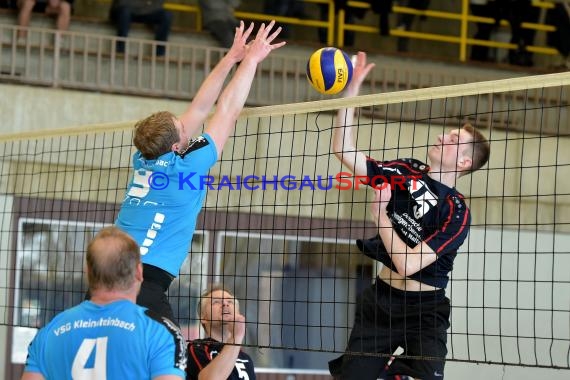 Volleyball Herren Verbandsliga SG Sinsheim/Waibstadt/Helmstadt gegen VSG Kleinsteinbach 25.03.2017 (© Siegfried Lörz)