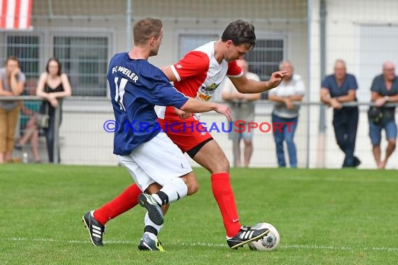 Kreisklasse A FC Weiler vs TSV Dühren 27.08.2017 (© Kraichgausport / Loerz)