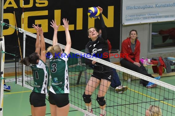 Volleyball Damen 3. Liga Süd SV Sinsheim gegen TV Holz 16.09.2017 (© Siegfried)