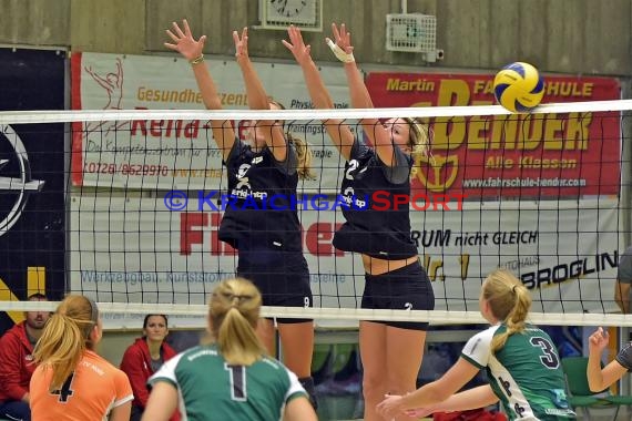 Volleyball Damen 3. Liga Süd SV Sinsheim gegen TV Holz 16.09.2017 (© Siegfried)