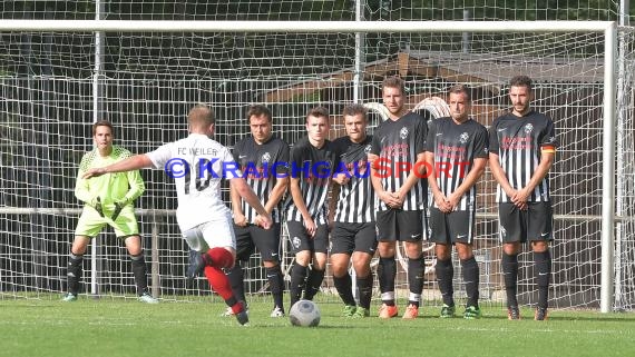 Kreispokal FC Weiler FC Rpohrbach a.G 13.08.2017 (© Kraichgausport / Loerz)