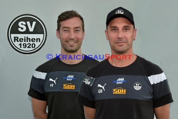 Mannschaftsfoto Saison 2019/20 Fussball Sinsheim - SV Reihen (© Kraichgausport / Loerz)