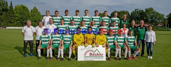 Saison 2018/19 Mannschaftsfoto FC Zuzenhausen Verbandsliga (© Kraichgausport / Loerz)