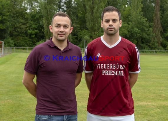 Saison 2018/19 SV Hilsbach Mannschaftsfoto  (© Kraichgausport / Loerz)