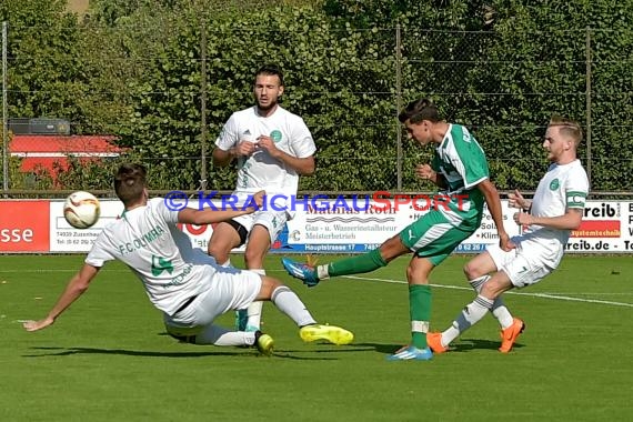 Saison 2018/19 Verbandsliga Nordbaden FC Zuzenhausen vs FC Olympia Kirrlach (© Siegfried Lörz)