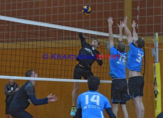 Volleyball Verbandsliga SG Sinsheim/Helmstadt vs VSG Kleinsteinbach (© Siegfried Lörz)