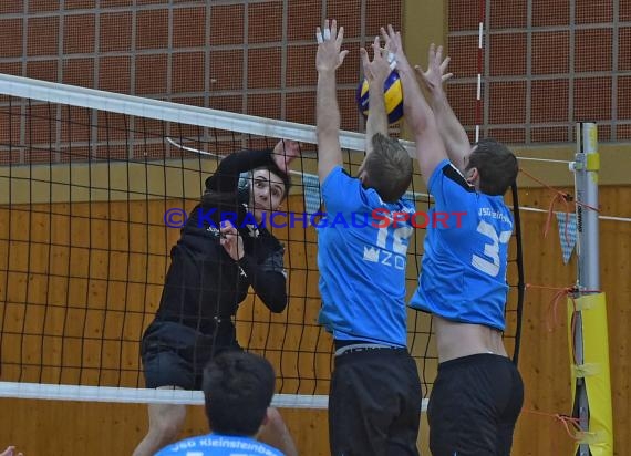 Volleyball Verbandsliga SG Sinsheim/Helmstadt vs VSG Kleinsteinbach (© Siegfried Lörz)