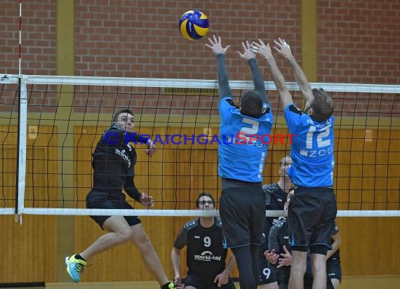 Volleyball Verbandsliga SG Sinsheim/Helmstadt vs VSG Kleinsteinbach (© Siegfried Lörz)