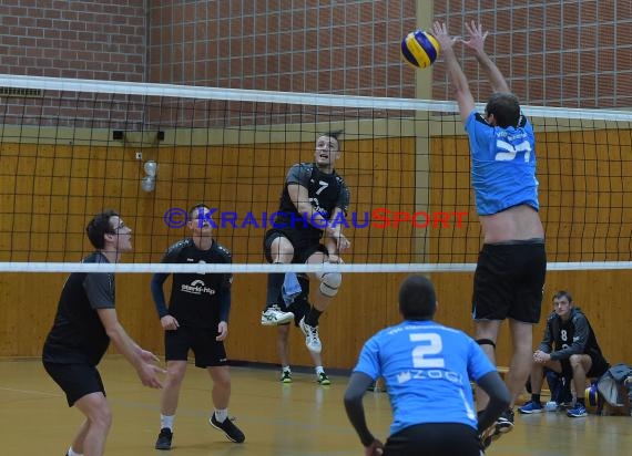 Volleyball Verbandsliga SG Sinsheim/Helmstadt vs VSG Kleinsteinbach (© Siegfried Lörz)