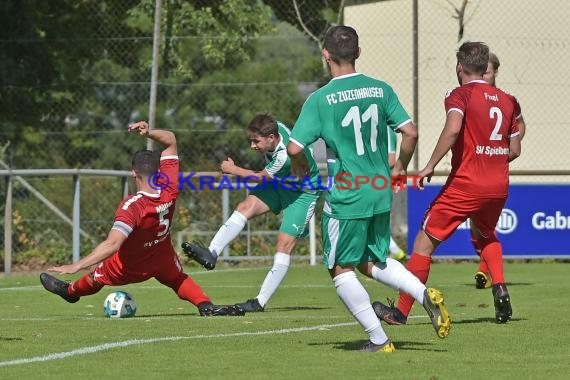 19/20 Verbandsliga Nordbaden FC Zuzenhausen vs SV Spielberg 10.08.2019 (© Siegfried Lörz)