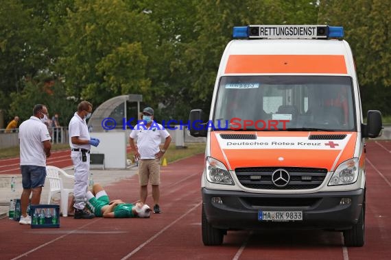 Badischer Pokal 2020/21, SV Schwetzingen vs FC Zuzenhausen (© Berthold Gebhard)