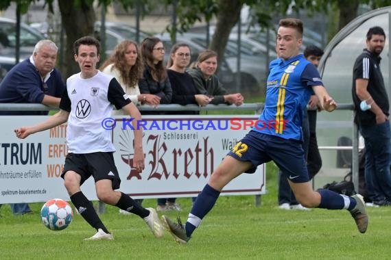 Saison 21/22 Kreisliga Sinsheim SG Waibstadt vs SV Gemmingen (© Siegfried Lörz)