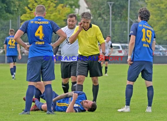 Saison 21/22 Kreisliga Sinsheim SG Waibstadt vs SV Gemmingen (© Siegfried Lörz)