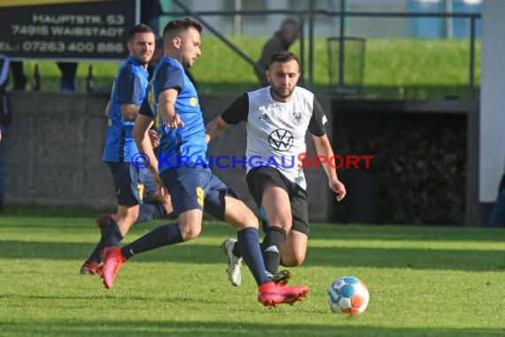 Saison 21/22 Kreisliga Sinsheim SG Waibstadt vs SV Gemmingen (© Siegfried Lörz)