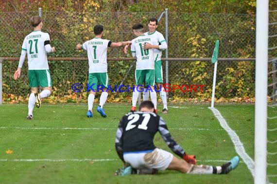 Verbandsliga Nordbaden 21/22 FC Zuzenhausen vs 1. FC Mühlhausen  (© Siegfried Lörz)