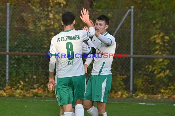 Verbandsliga Nordbaden 21/22 FC Zuzenhausen vs 1. FC Mühlhausen  (© Siegfried Lörz)