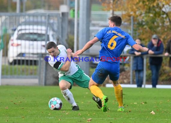 Verbandsliga Nordbaden 21/22 FC Zuzenhausen vs 1. FC Mühlhausen  (© Siegfried Lörz)