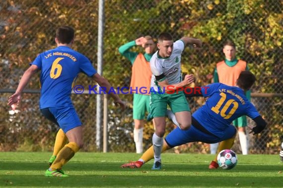 Verbandsliga Nordbaden 21/22 FC Zuzenhausen vs 1. FC Mühlhausen  (© Siegfried Lörz)