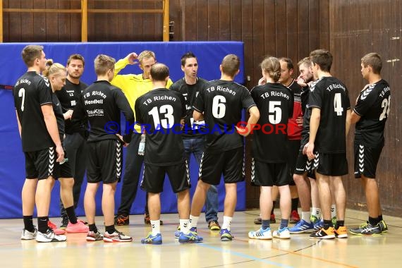 Handball 2021/22 Bezirksklasse Männer Heilbronn-Franken TB Richen vs TSG Schw.Hall (© Berthold Gebhard)