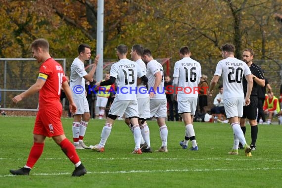 Kreisklasse A Sinsheim 21/22 FC Weiler vs FV Sulzfeld (© Siegfried Lörz)