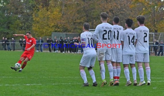 Kreisklasse A Sinsheim 21/22 FC Weiler vs FV Sulzfeld (© Siegfried Lörz)