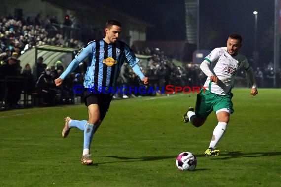 BFV Rothaus-Pokal 2021/22 FC Zuzenhausen vs SV Waldhof (© Siegfried Lörz)