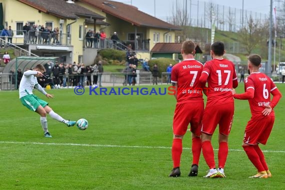 Verbandsliga Nordbaden 21/22 FC Zuzenhausen vs SV Spielberg (© Siegfried Lörz)