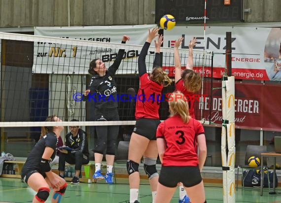 Volleyball Damen 3. Liga Süd SV Sinsheim  vs VSG Saarlouis (© Siegfried Lörz)