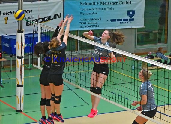 Volleyball Oberliga Damen Baden SV Sinsheim 2 vs Heidelberger TV 2  (© Siegfried Lörz)