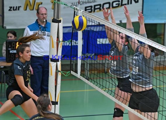 Volleyball Oberliga Damen Baden SV Sinsheim 2 vs Heidelberger TV 2  (© Siegfried Lörz)