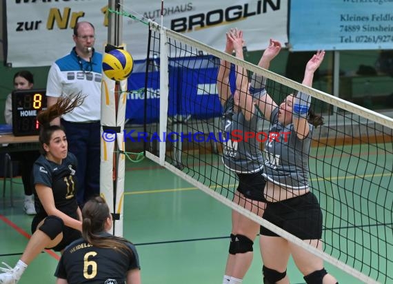 Volleyball Oberliga Damen Baden SV Sinsheim 2 vs Heidelberger TV 2  (© Siegfried Lörz)