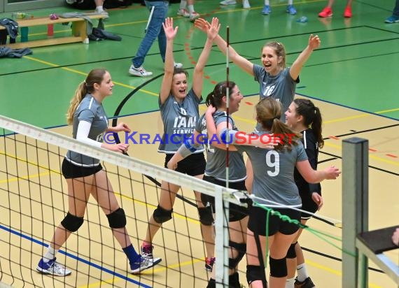 Volleyball Oberliga Damen Baden SV Sinsheim 2 vs Heidelberger TV 2  (© Siegfried Lörz)