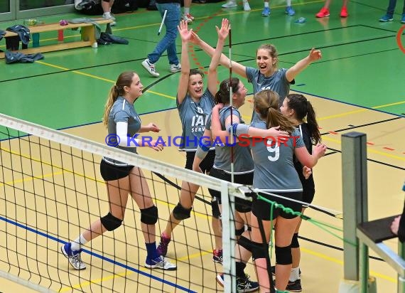 Volleyball Oberliga Damen Baden SV Sinsheim 2 vs Heidelberger TV 2  (© Siegfried Lörz)