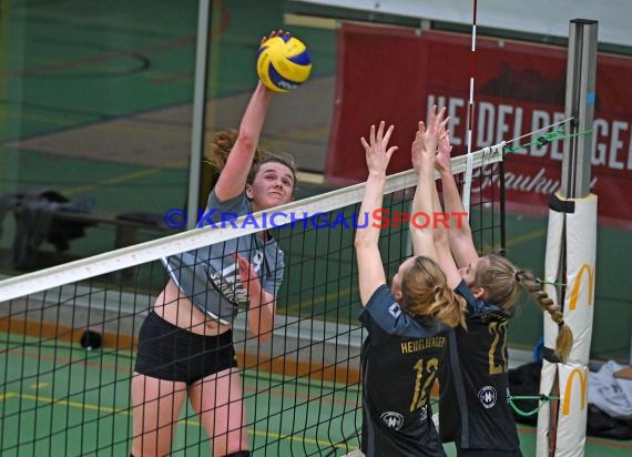 Volleyball Oberliga Damen Baden SV Sinsheim 2 vs Heidelberger TV 2  (© Siegfried Lörz)