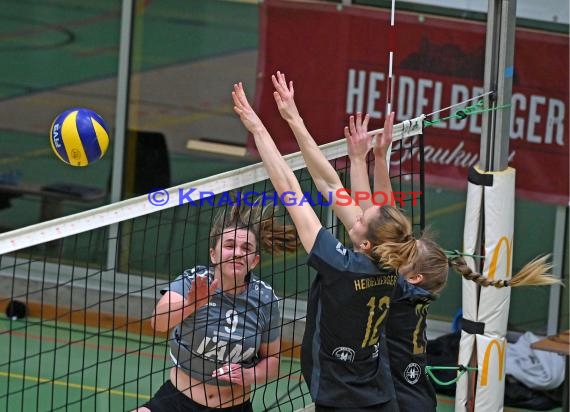 Volleyball Oberliga Damen Baden SV Sinsheim 2 vs Heidelberger TV 2  (© Siegfried Lörz)