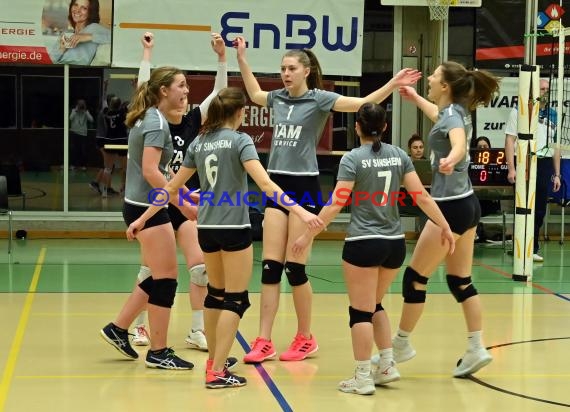 Volleyball Oberliga Damen Baden SV Sinsheim 2 vs Heidelberger TV 2  (© Siegfried Lörz)