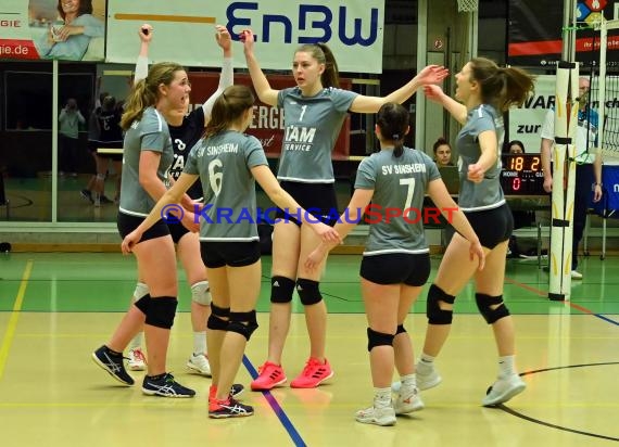 Volleyball Oberliga Damen Baden SV Sinsheim 2 vs Heidelberger TV 2  (© Siegfried Lörz)