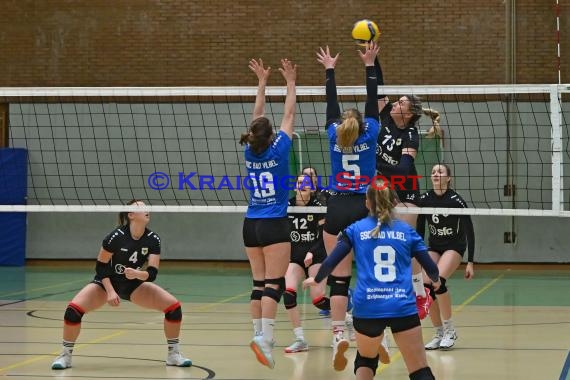 Volleyball Damen 3. Liga Süd SV Sinsheim  vs SC Bad Vilbel (© Siegfried Lörz)