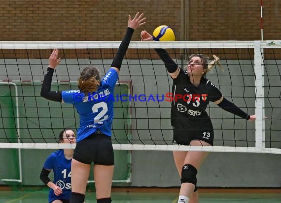 Volleyball Damen 3. Liga Süd SV Sinsheim  vs SC Bad Vilbel (© Siegfried Lörz)