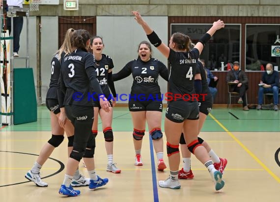 Volleyball Damen 3. Liga Süd SV Sinsheim  vs SC Bad Vilbel (© Siegfried Lörz)