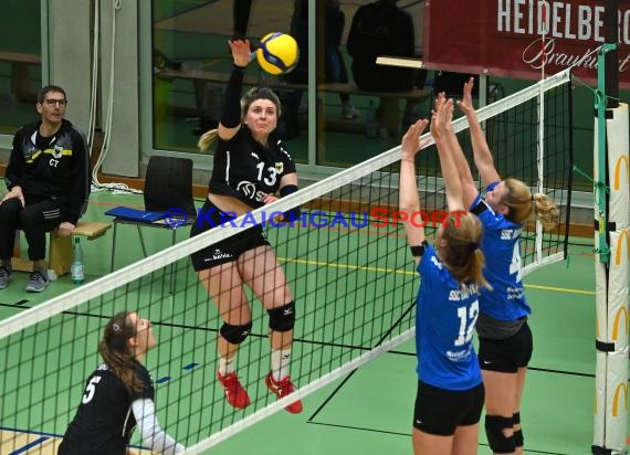 Volleyball Damen 3. Liga Süd SV Sinsheim  vs SC Bad Vilbel (© Siegfried Lörz)