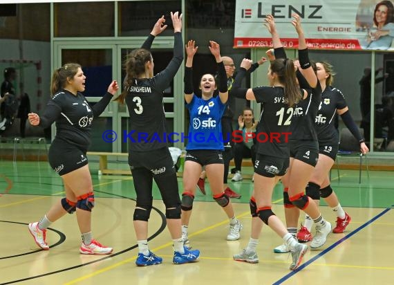 Volleyball Damen 3. Liga Süd SV Sinsheim  vs SC Bad Vilbel (© Siegfried Lörz)