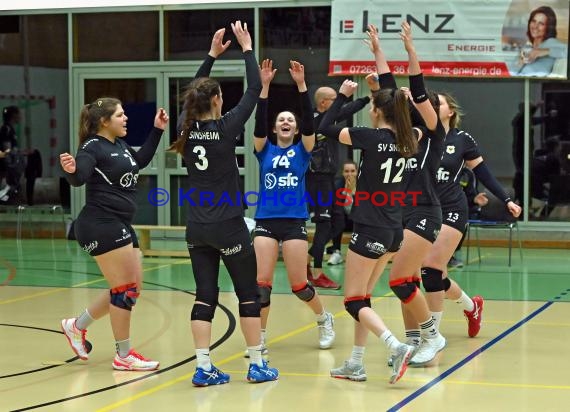 Volleyball Damen 3. Liga Süd SV Sinsheim  vs SC Bad Vilbel (© Siegfried Lörz)